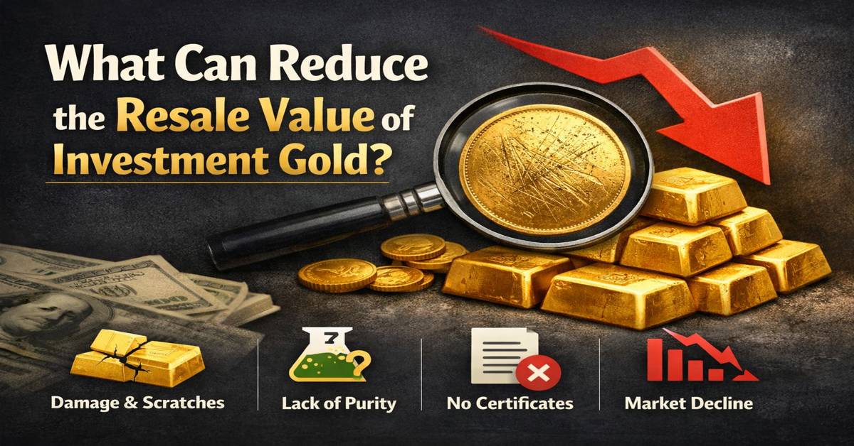 What Can Reduce the Resale Value of Investment Gold?